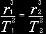 r1^3/T1^2=r2^3/T2^2